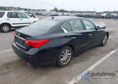 2014 Infiniti Q50 from USA, damaged, VIN JN1BV7AR9EM700330